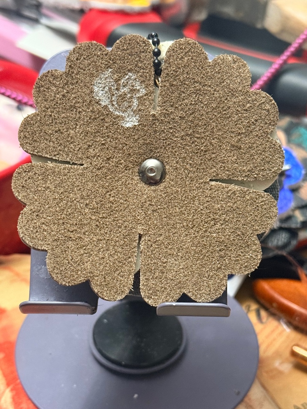 Handmade Floral Bag Charm - Picture 3 of 3
